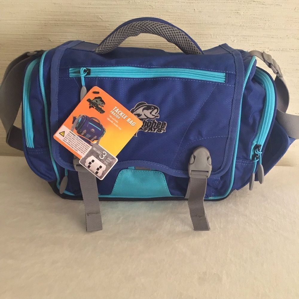 NWT Okeechobee Fats Fishing Tackle Bag with 3 Medium Boxes